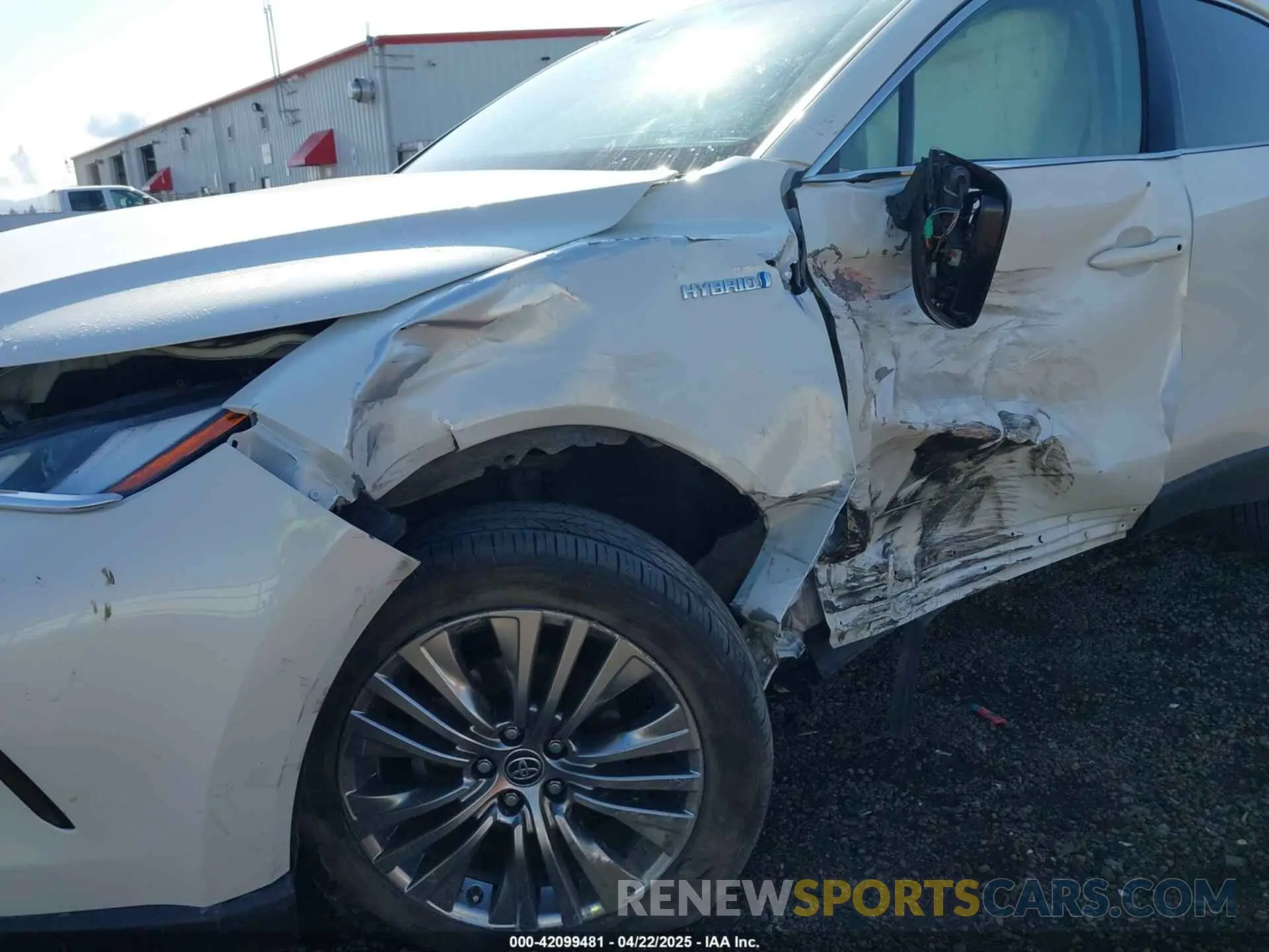 6 Photograph of a damaged car JTEAAAAH8MJ060065 TOYOTA VENZA 2021