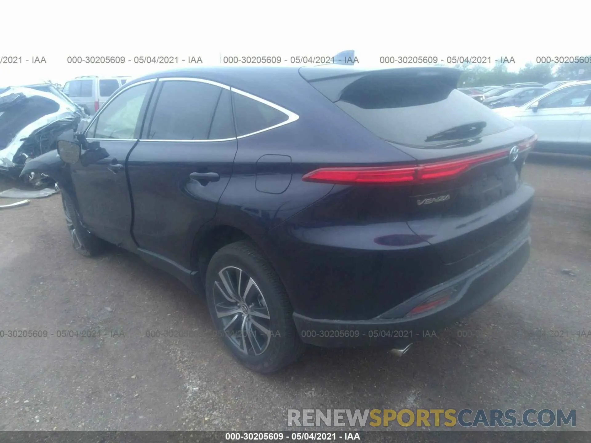 3 Фотография поврежденного автомобиля JTEAAAAH9MJ006144 TOYOTA VENZA 2021