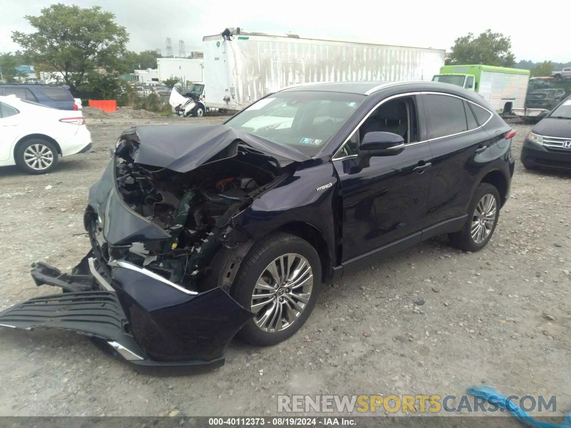 2 Photograph of a damaged car JTEAAAAH9MJ006256 TOYOTA VENZA 2021