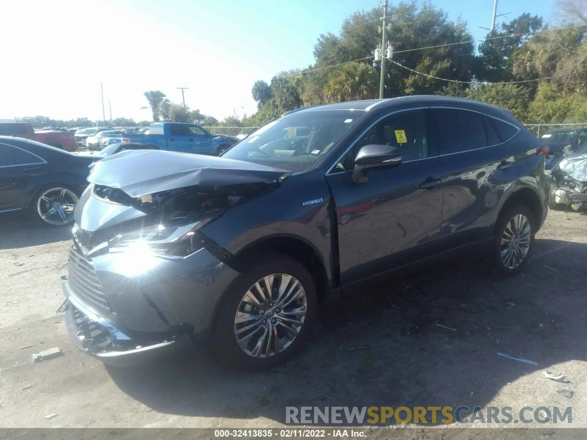 2 Фотография поврежденного автомобиля JTEAAAAH9MJ018990 TOYOTA VENZA 2021
