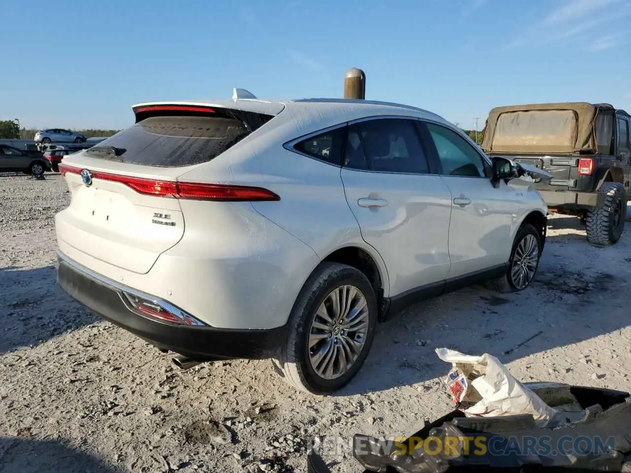 3 Photograph of a damaged car JTEAAAAH9MJ024630 TOYOTA VENZA 2021
