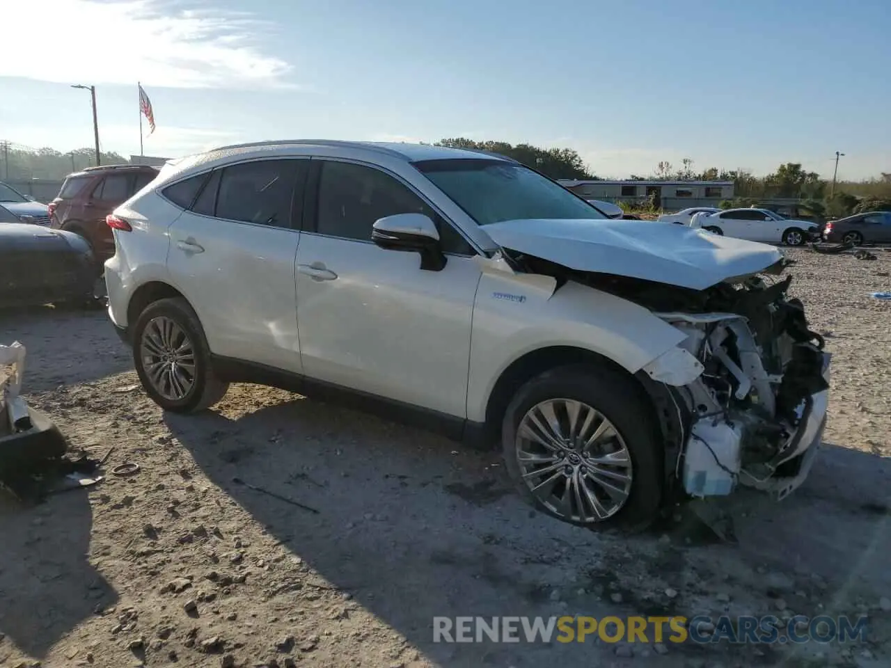 4 Photograph of a damaged car JTEAAAAH9MJ024630 TOYOTA VENZA 2021