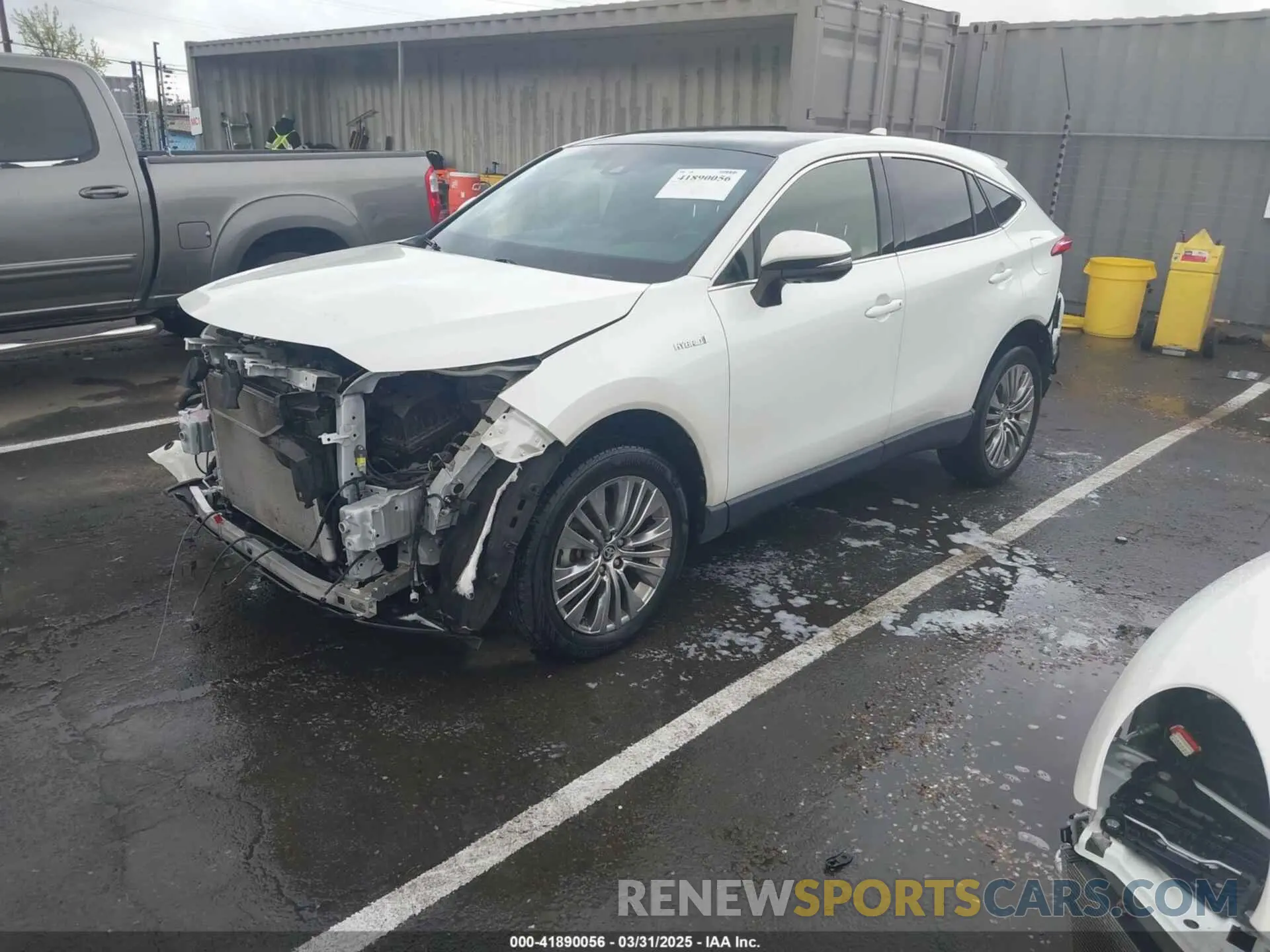 2 Photograph of a damaged car JTEAAAAH9MJ025535 TOYOTA VENZA 2021
