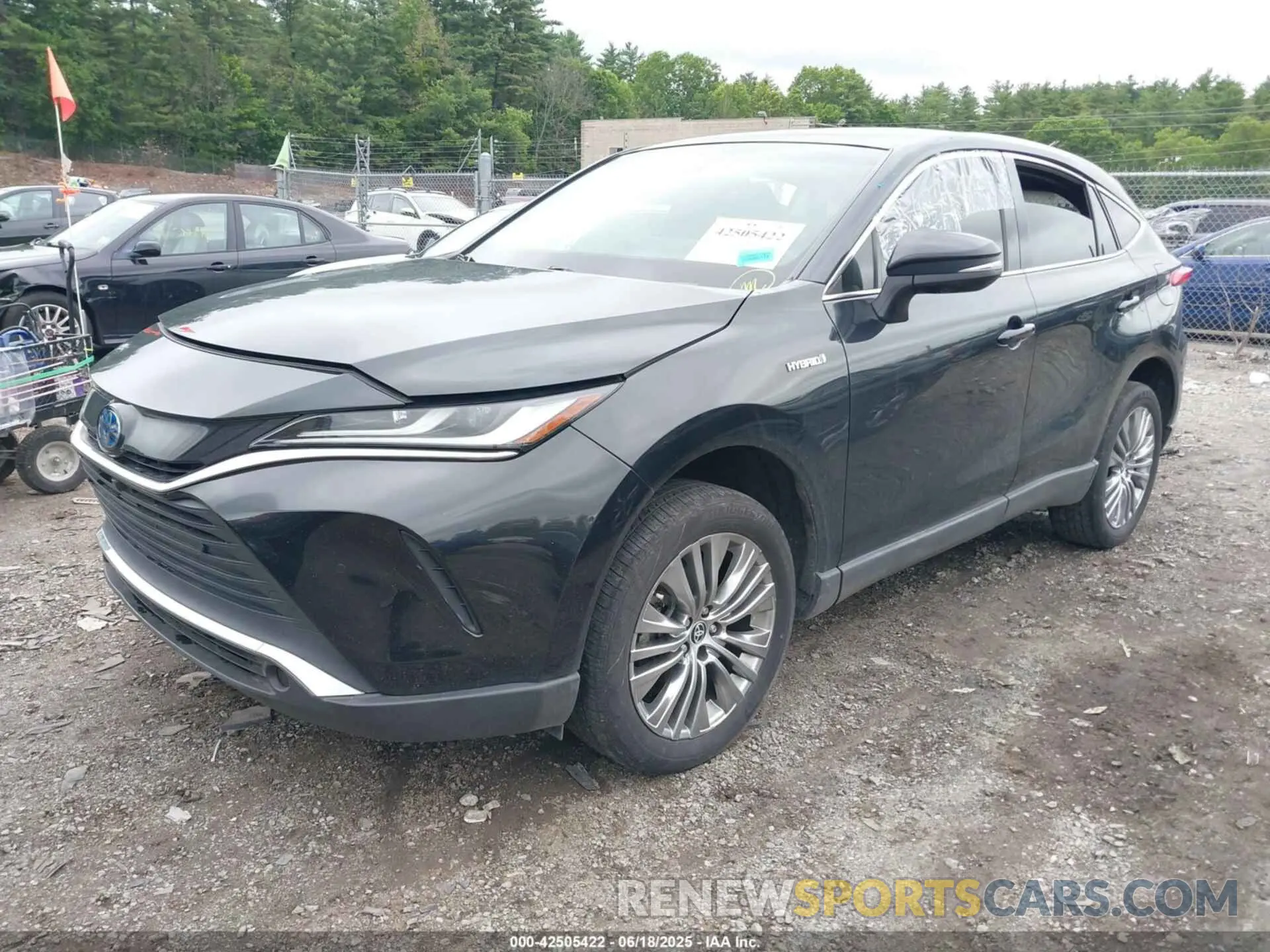 2 Photograph of a damaged car JTEAAAAH9MJ027723 TOYOTA VENZA 2021