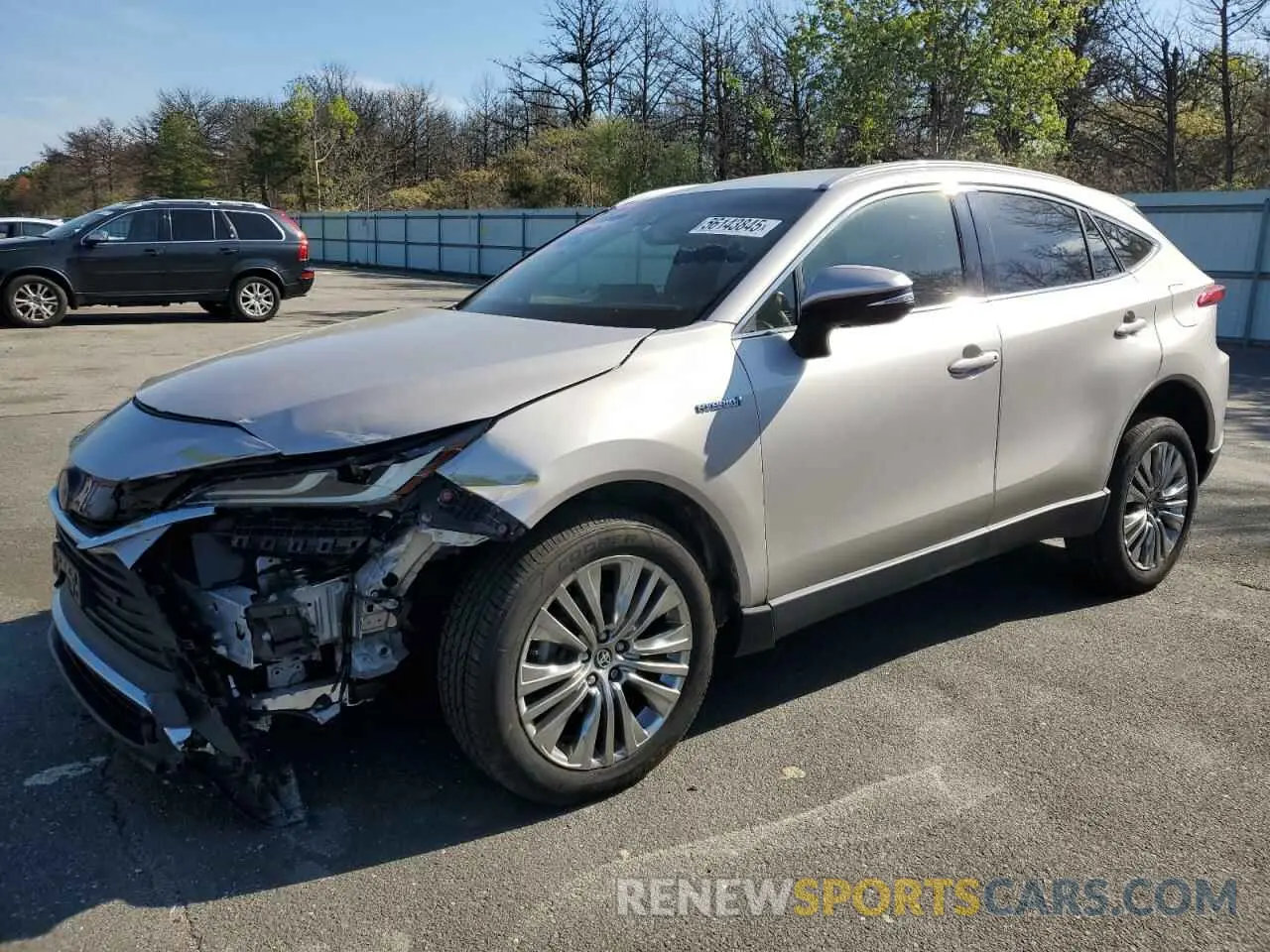 1 Photograph of a damaged car JTEAAAAH9MJ046501 TOYOTA VENZA 2021