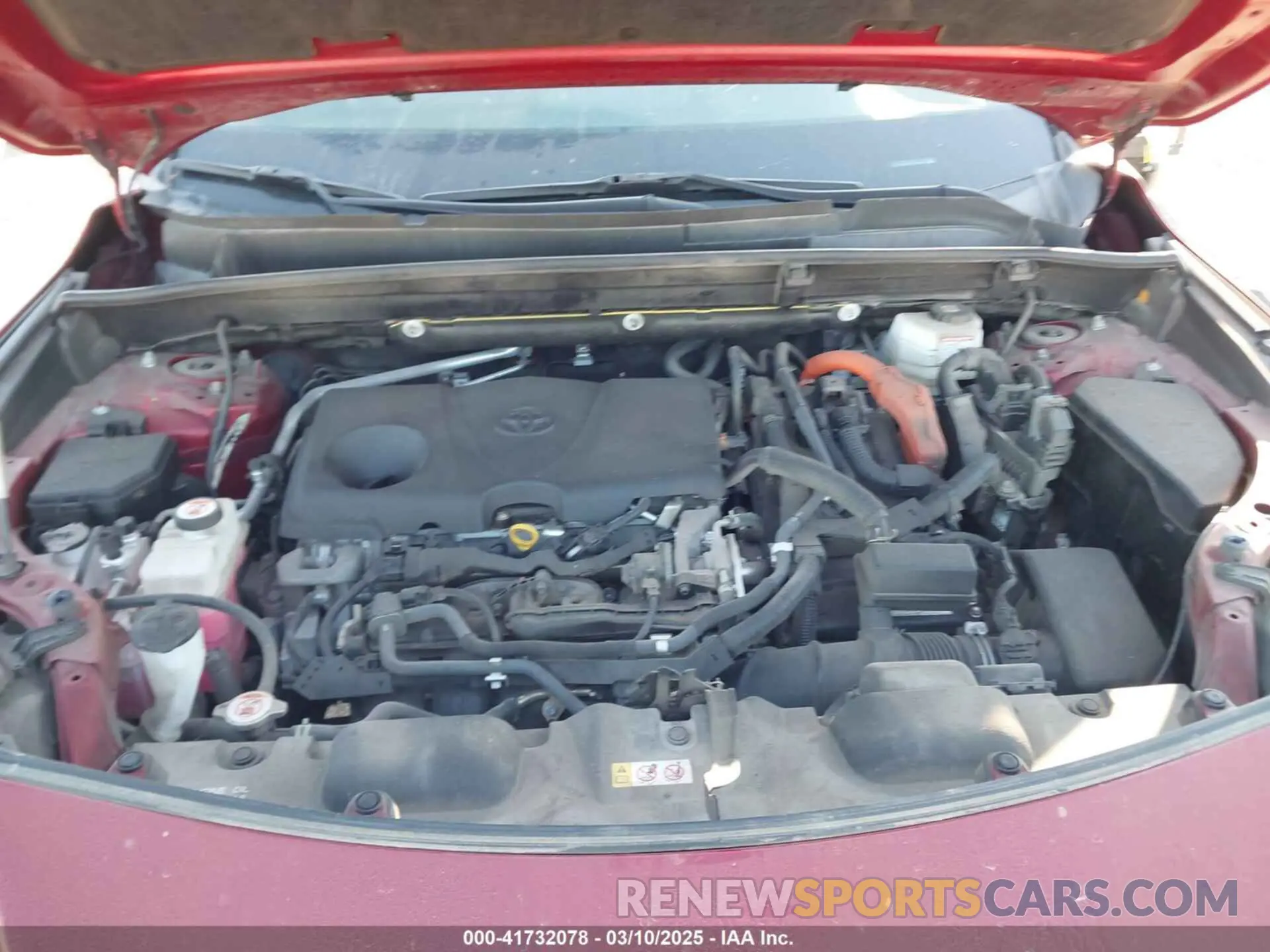 10 Photograph of a damaged car JTEAAAAH9MJ049365 TOYOTA VENZA 2021