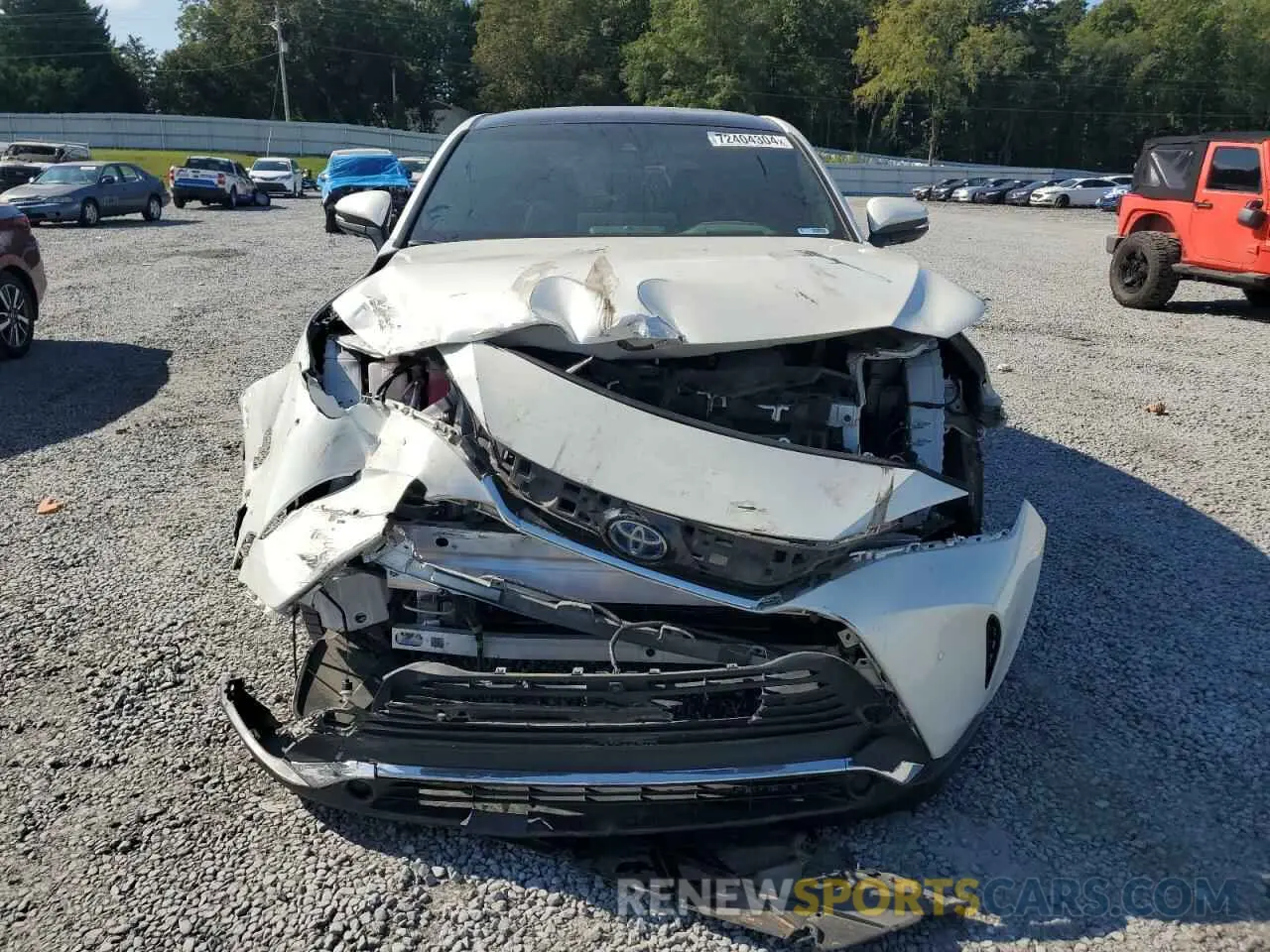 5 Photograph of a damaged car JTEAAAAH9MJ058440 TOYOTA VENZA 2021