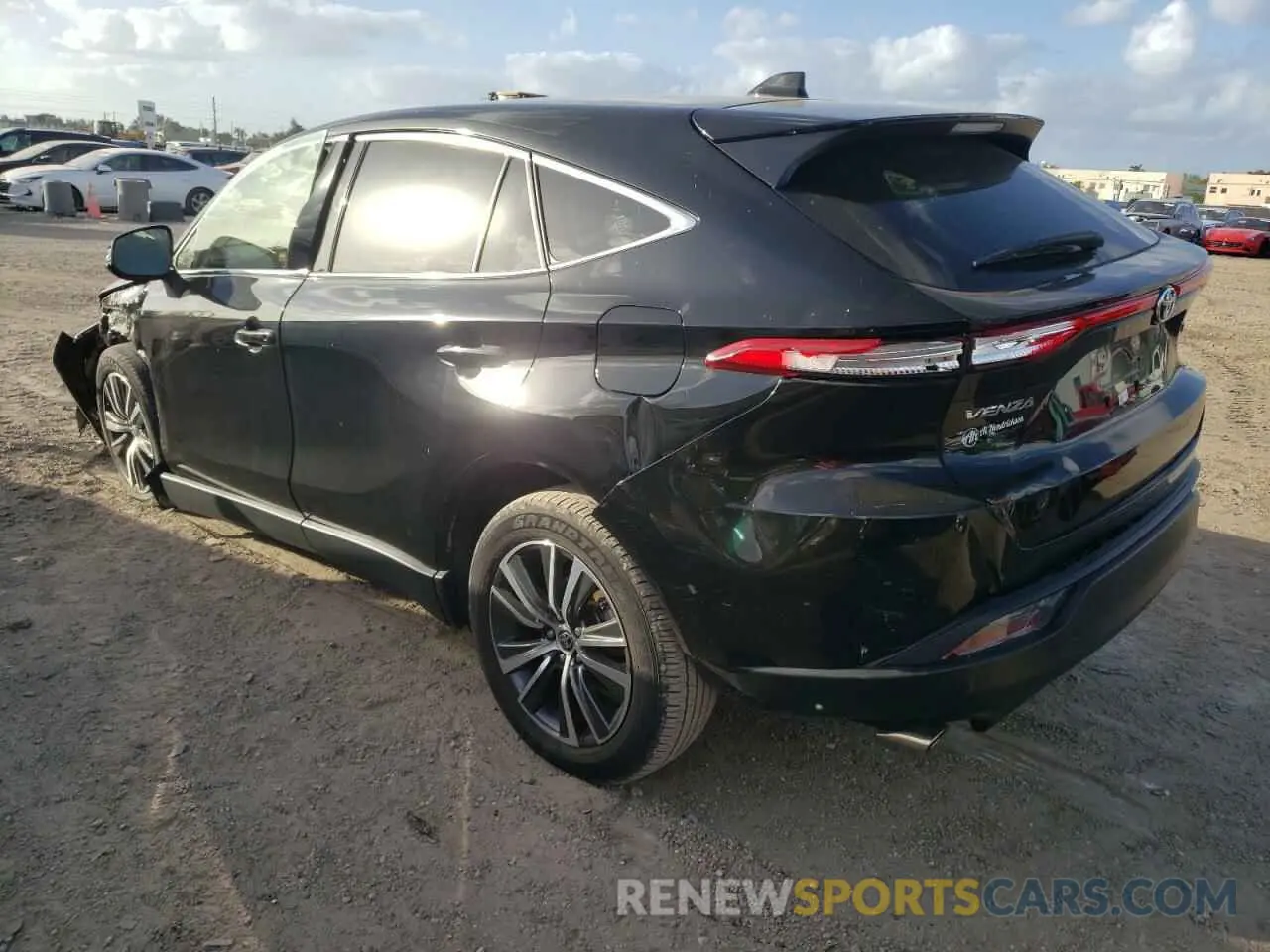 2 Photograph of a damaged car JTEAAAAHXMJ012146 TOYOTA VENZA 2021