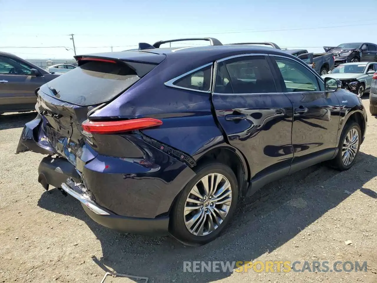 3 Photograph of a damaged car JTEAAAAHXMJ031036 TOYOTA VENZA 2021