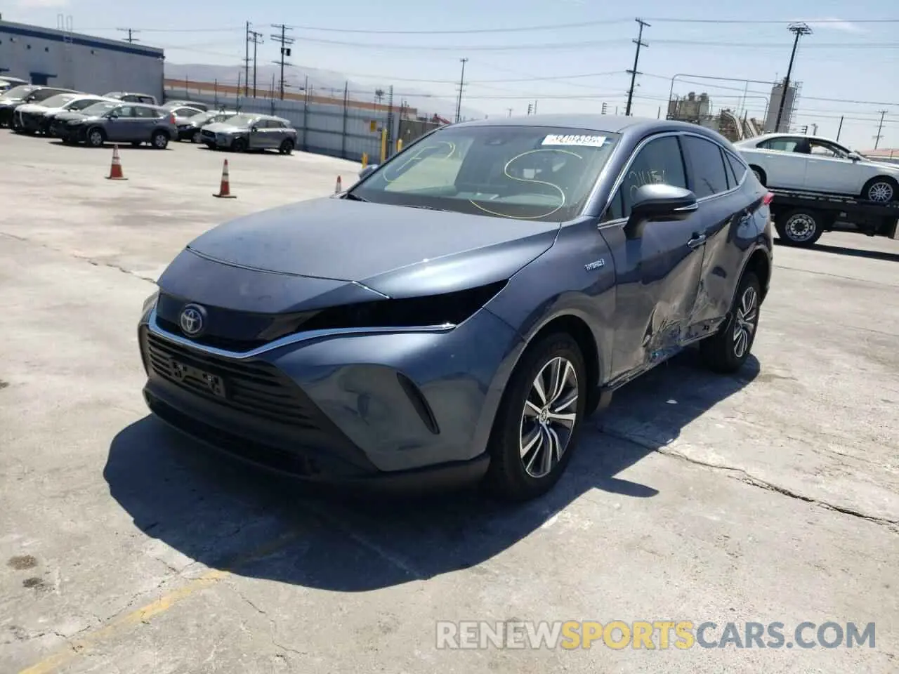 2 Фотография поврежденного автомобиля JTEAAAAHXMJ041470 TOYOTA VENZA 2021