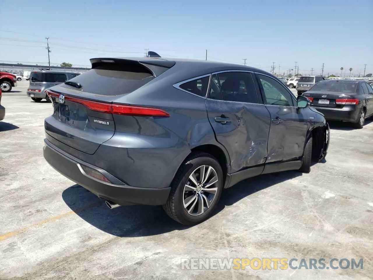 4 Фотография поврежденного автомобиля JTEAAAAHXMJ041470 TOYOTA VENZA 2021