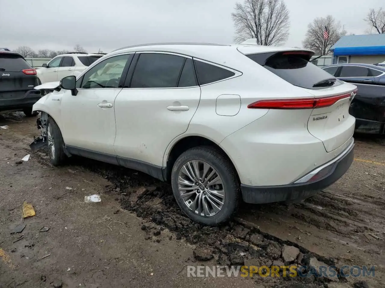 2 Photograph of a damaged car JTEAAAAHXMJ043350 TOYOTA VENZA 2021