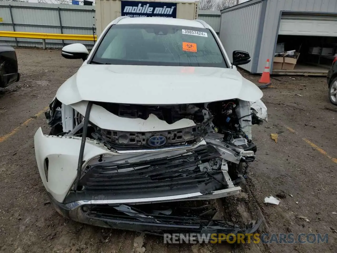 5 Photograph of a damaged car JTEAAAAHXMJ043350 TOYOTA VENZA 2021
