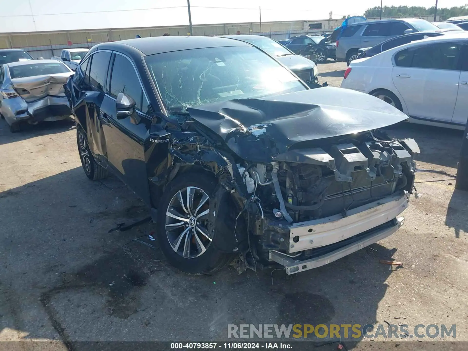 1 Photograph of a damaged car JTEAAAAHXMJ068488 TOYOTA VENZA 2021