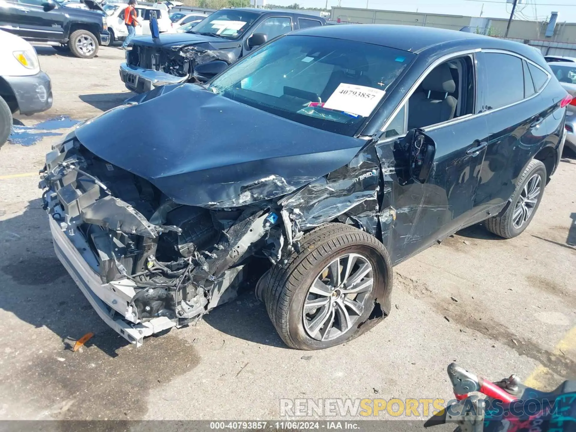 2 Photograph of a damaged car JTEAAAAHXMJ068488 TOYOTA VENZA 2021