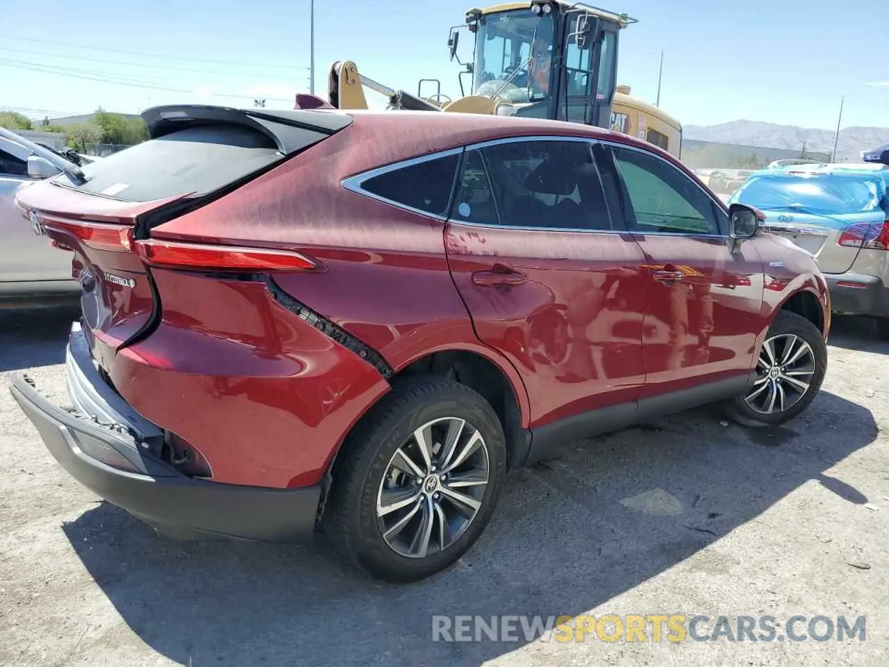 3 Photograph of a damaged car JTEAAAAHXMJ081418 TOYOTA VENZA 2021