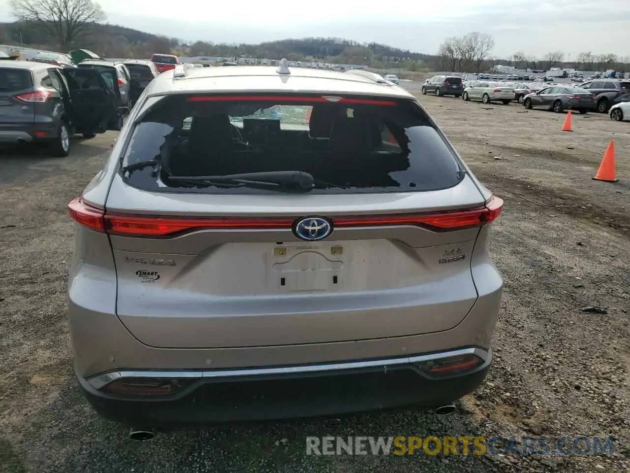 6 Фотография поврежденного автомобиля JTEAAAAHXMJ086618 TOYOTA VENZA 2021