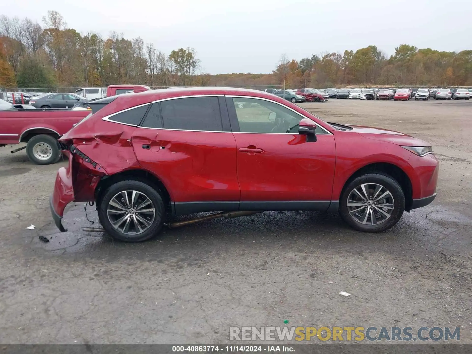 14 Photograph of a damaged car JTEAAAAH0NJ091215 TOYOTA VENZA 2022