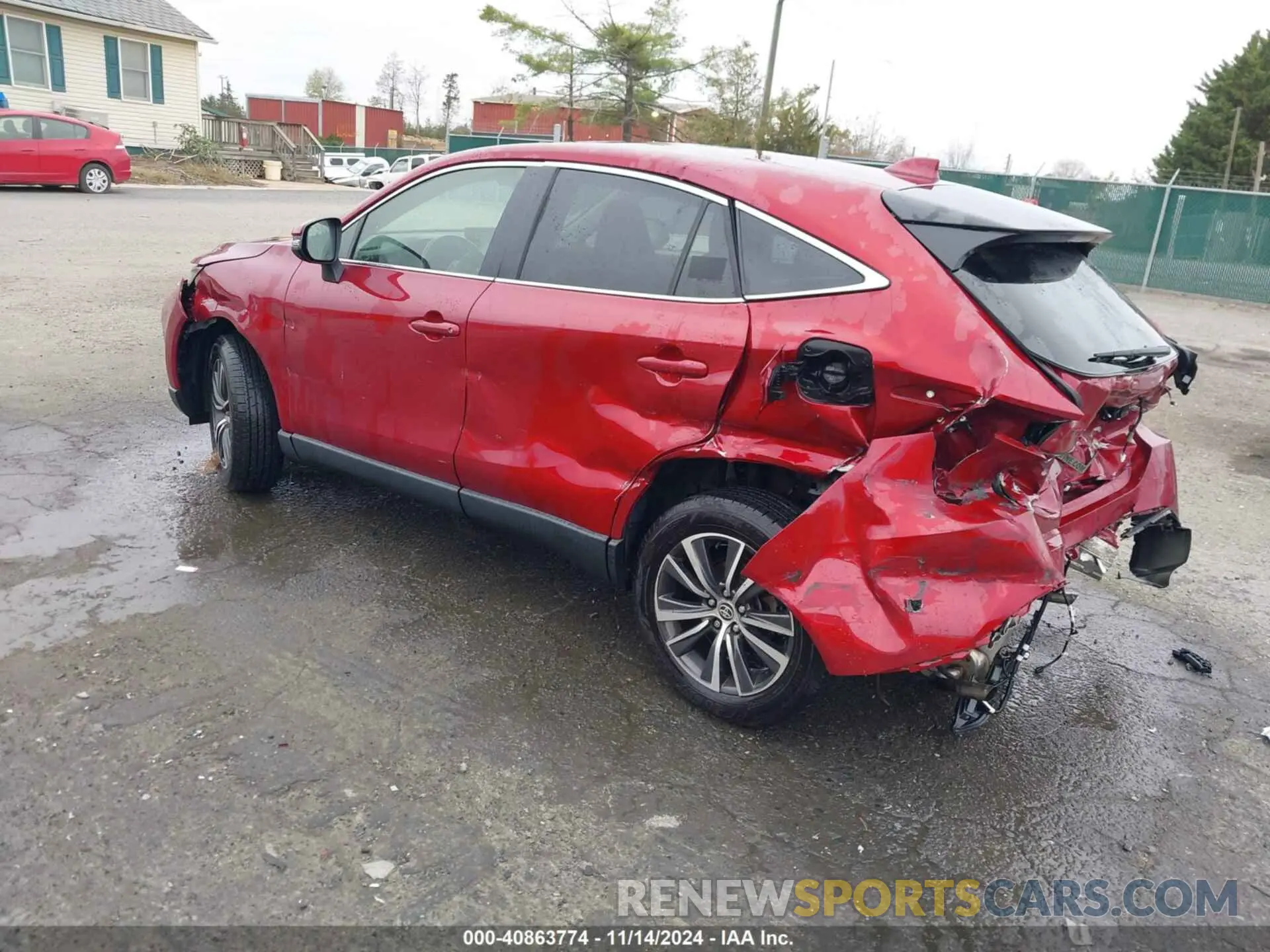 3 Photograph of a damaged car JTEAAAAH0NJ091215 TOYOTA VENZA 2022