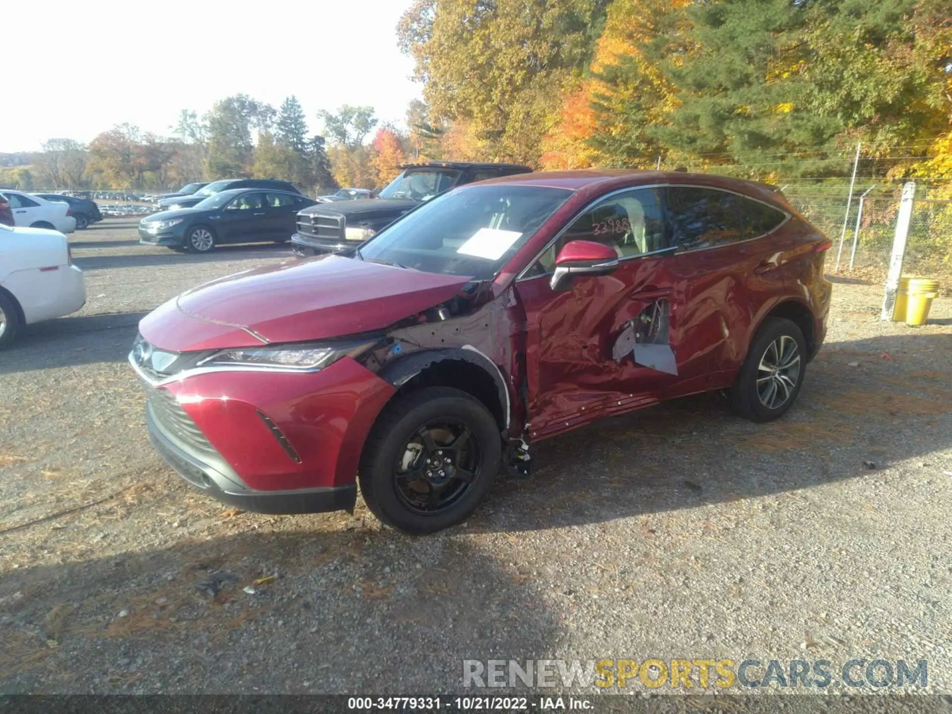 2 Фотография поврежденного автомобиля JTEAAAAH1NJ106563 TOYOTA VENZA 2022