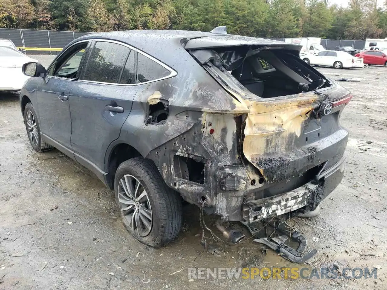 3 Photograph of a damaged car JTEAAAAH1NJ106997 TOYOTA VENZA 2022