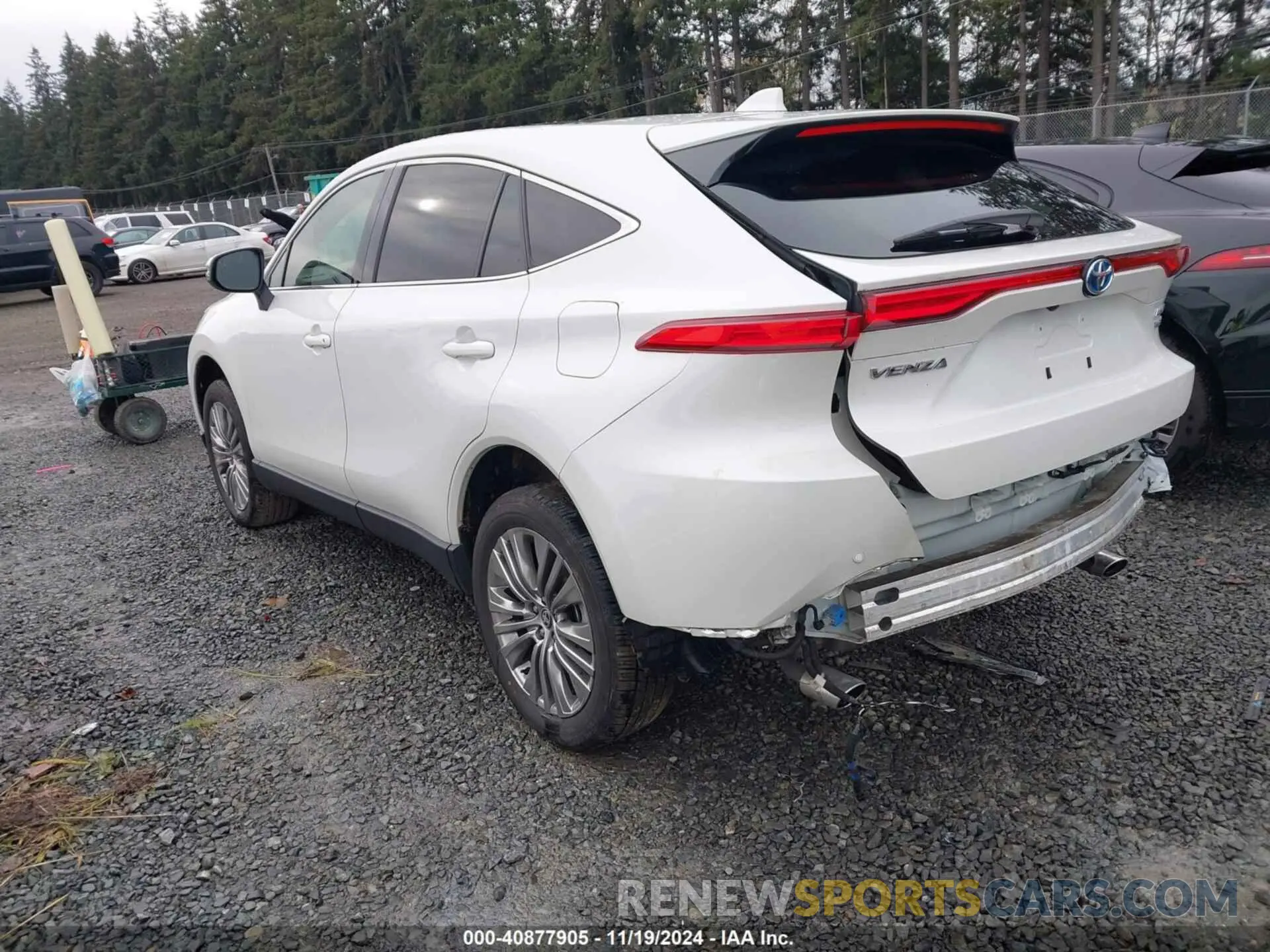 3 Photograph of a damaged car JTEAAAAH3NJ090396 TOYOTA VENZA 2022