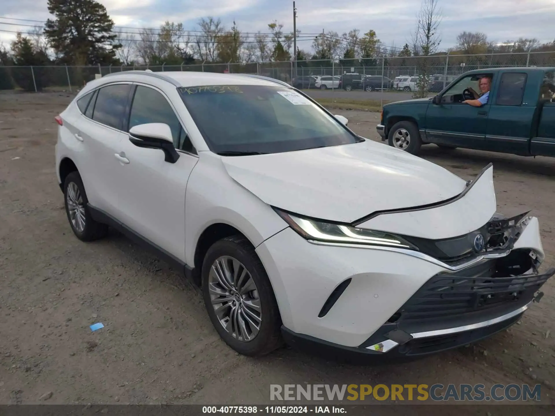 1 Photograph of a damaged car JTEAAAAH4NJ115046 TOYOTA VENZA 2022