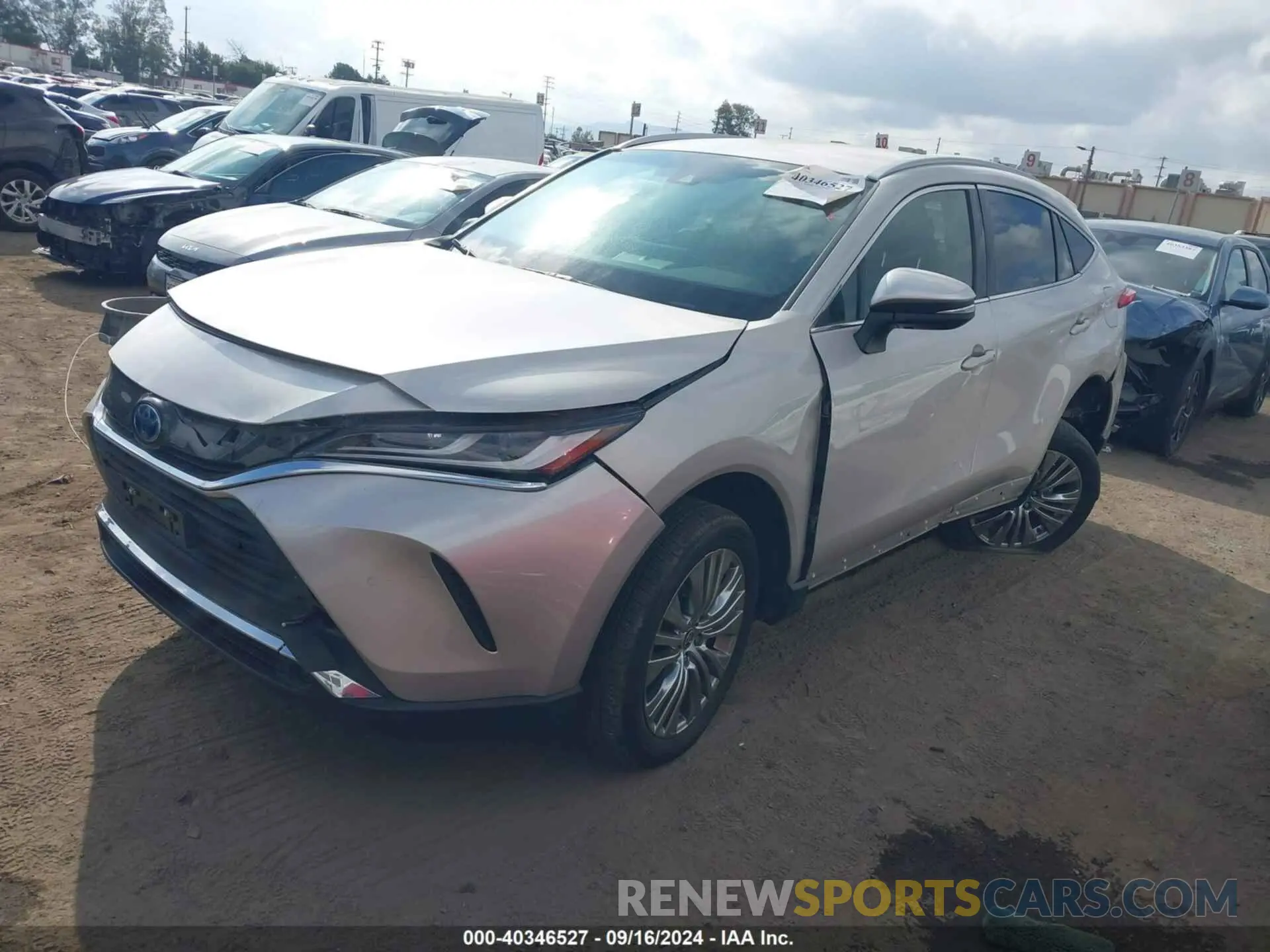 2 Фотография поврежденного автомобиля JTEAAAAH5NJ112432 TOYOTA VENZA 2022