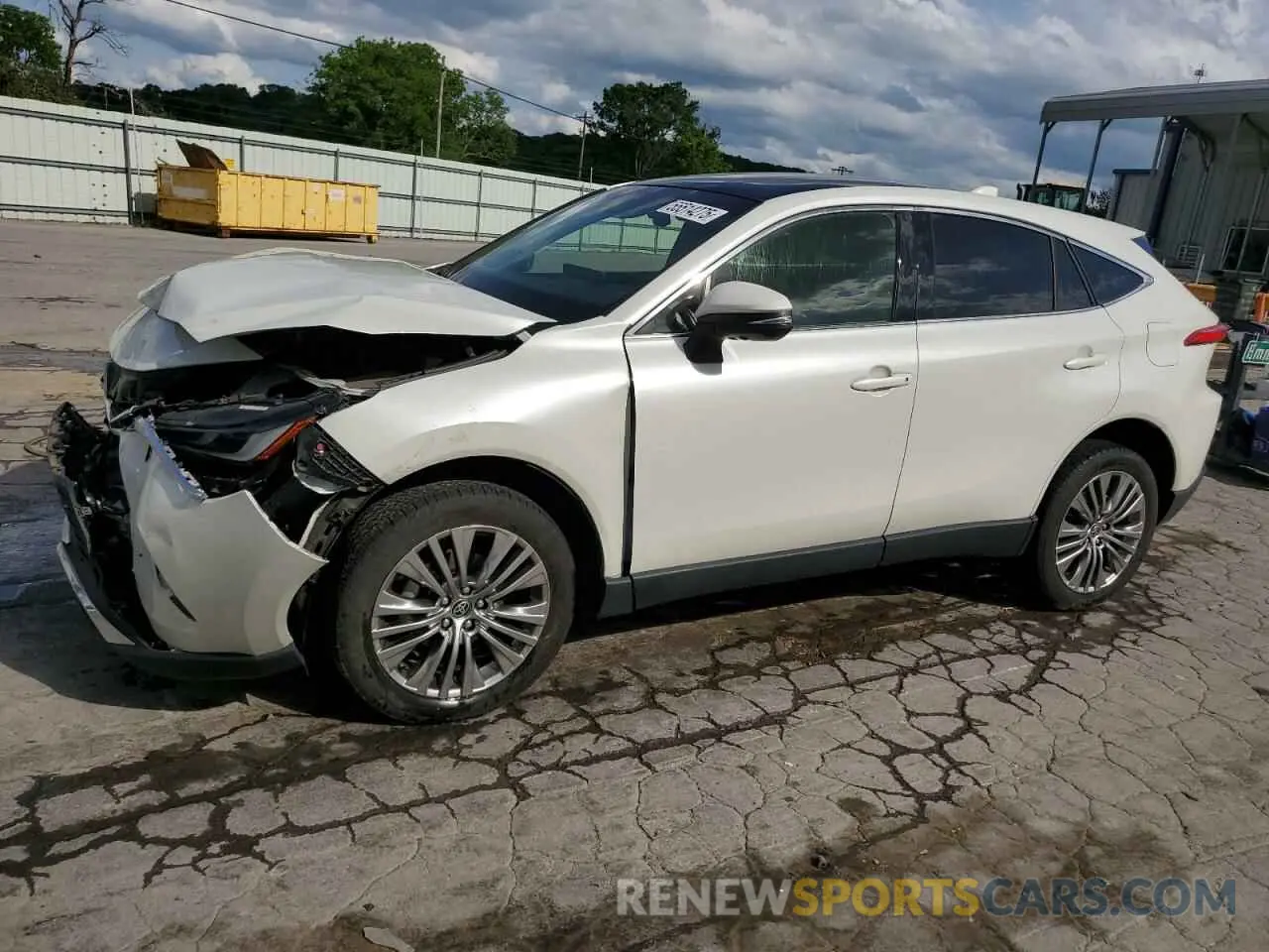 1 Photograph of a damaged car JTEAAAAH6NJ107417 TOYOTA VENZA 2022