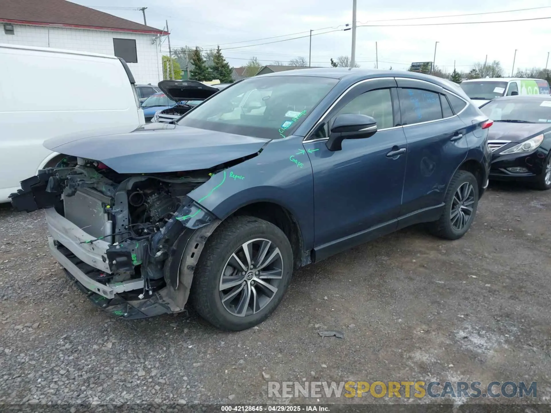 2 Фотография поврежденного автомобиля JTEAAAAH8NJ092371 TOYOTA VENZA 2022