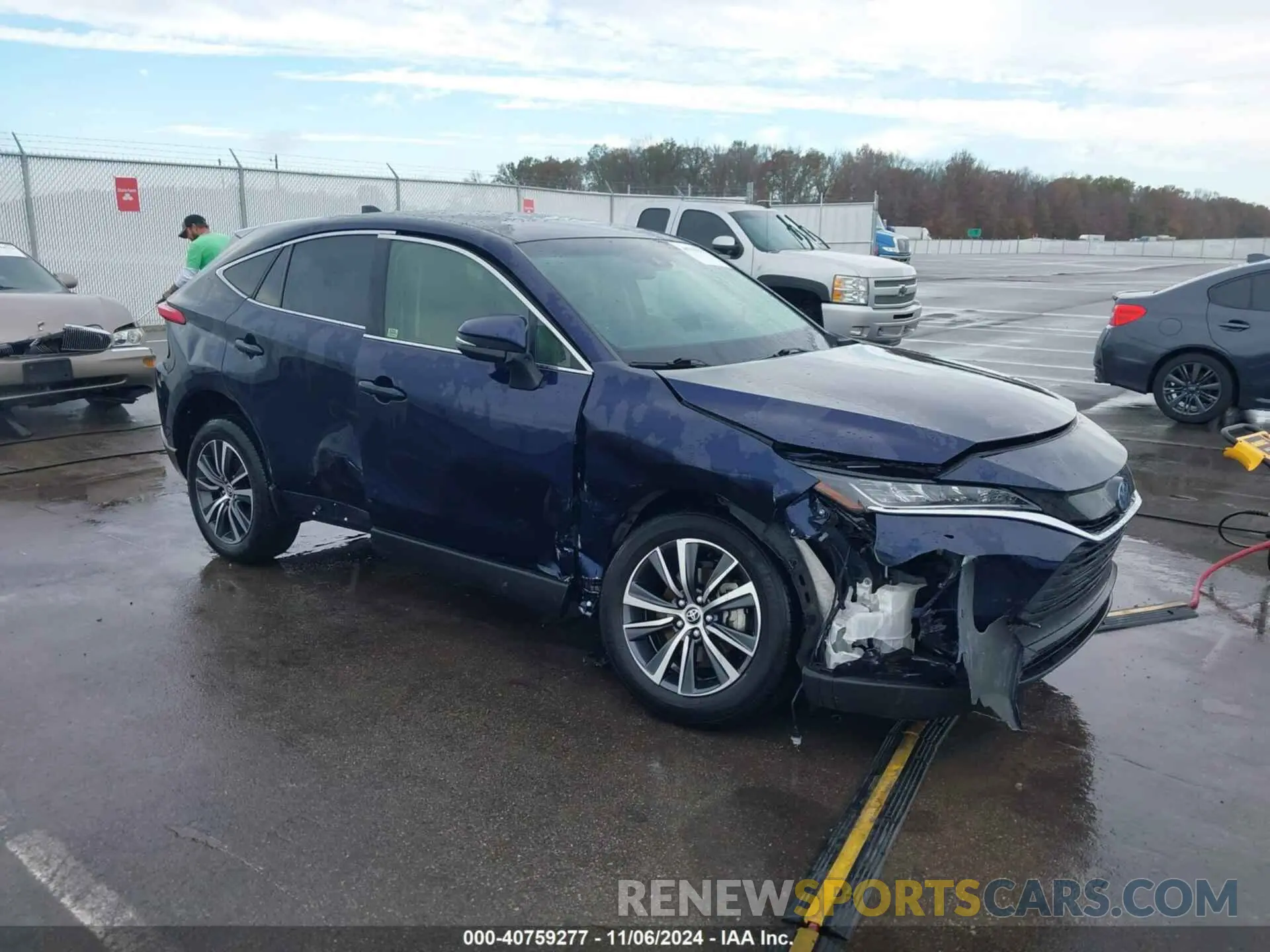 1 Photograph of a damaged car JTEAAAAH8NJ096873 TOYOTA VENZA 2022