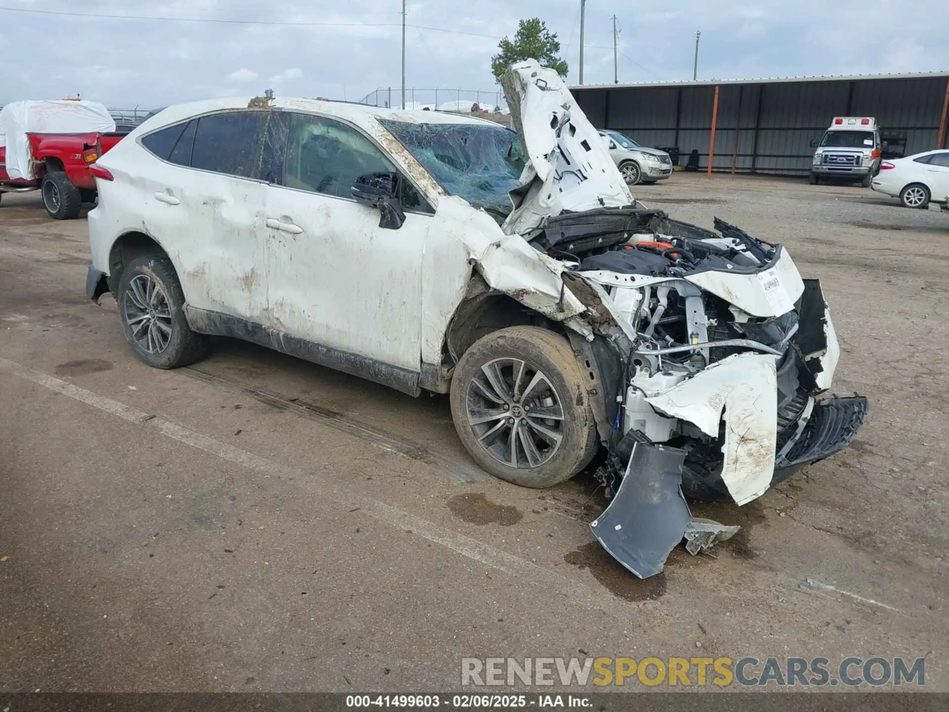 1 Photograph of a damaged car JTEAAAAHXNJ110076 TOYOTA VENZA 2022
