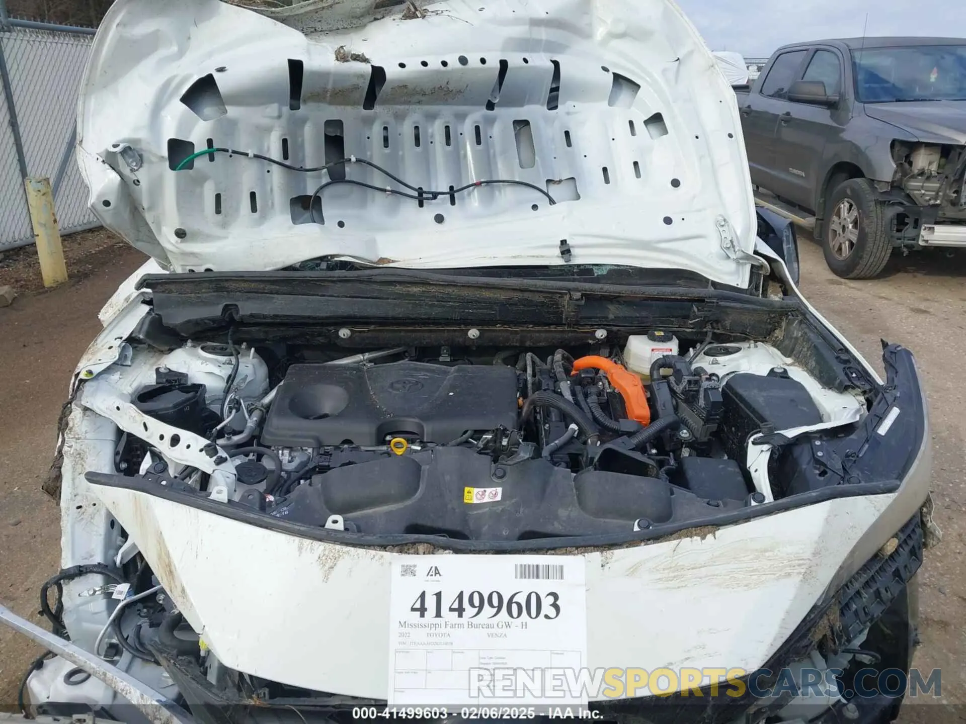 10 Photograph of a damaged car JTEAAAAHXNJ110076 TOYOTA VENZA 2022