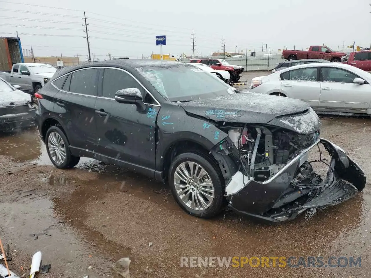 4 Photograph of a damaged car JTEAAAAH3PJ121908 TOYOTA VENZA 2023