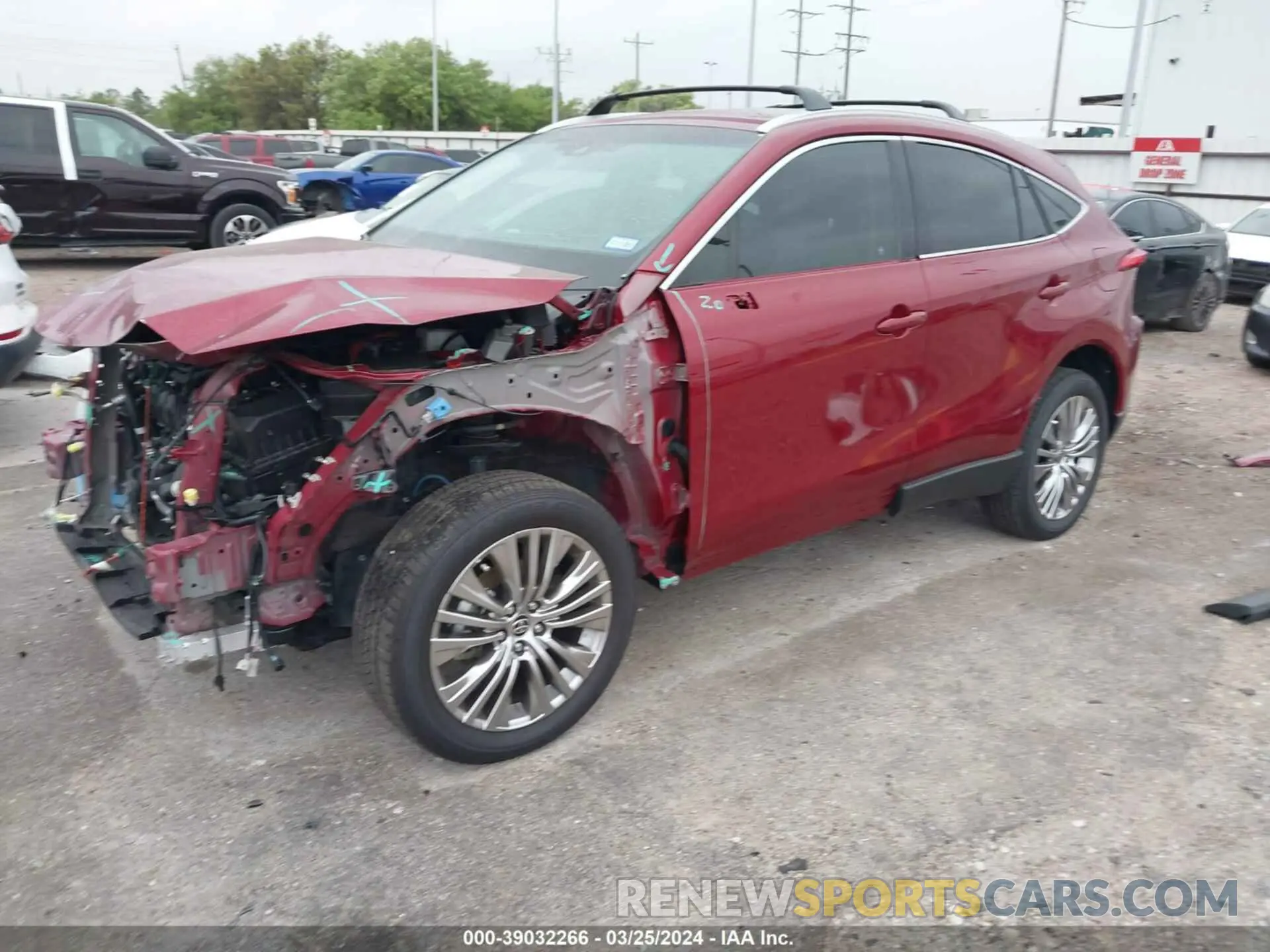 2 Photograph of a damaged car JTEAAAAH4PJ129709 TOYOTA VENZA 2023