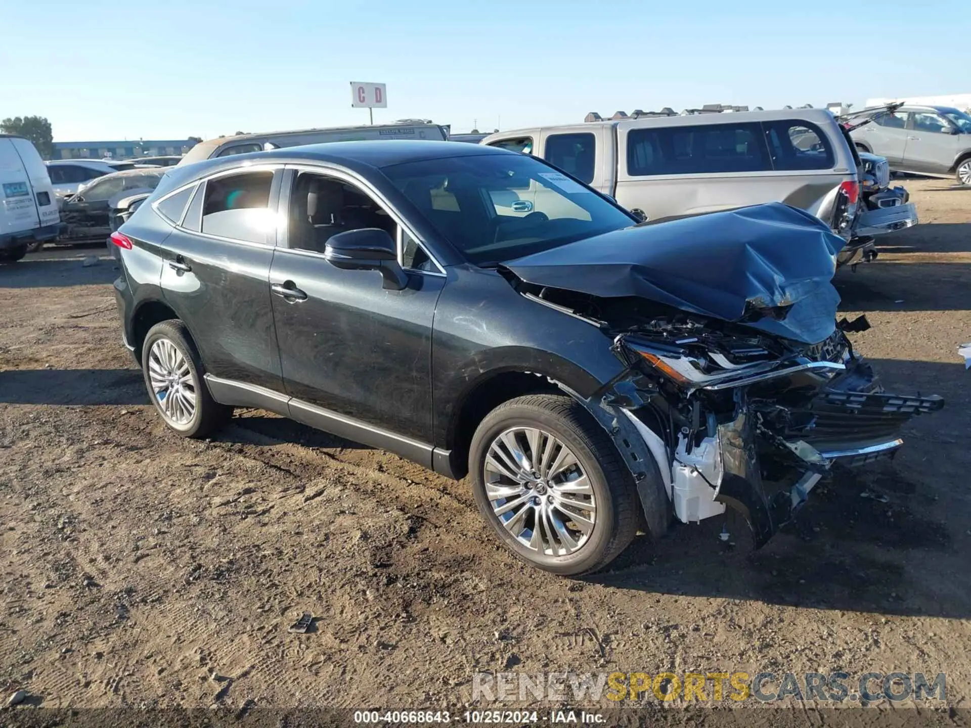 1 Photograph of a damaged car JTEAAAAH4PJ151094 TOYOTA VENZA 2023