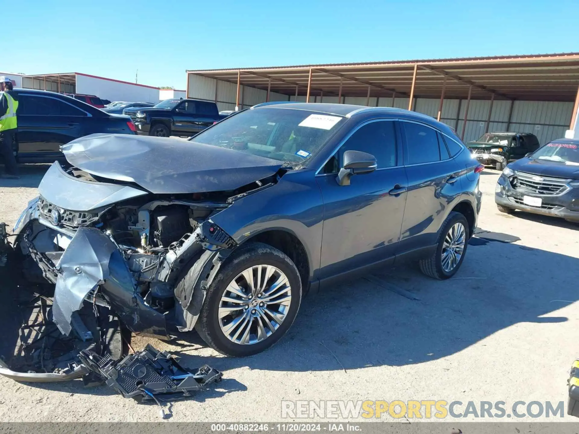 2 Фотография поврежденного автомобиля JTEAAAAH5PJ132893 TOYOTA VENZA 2023