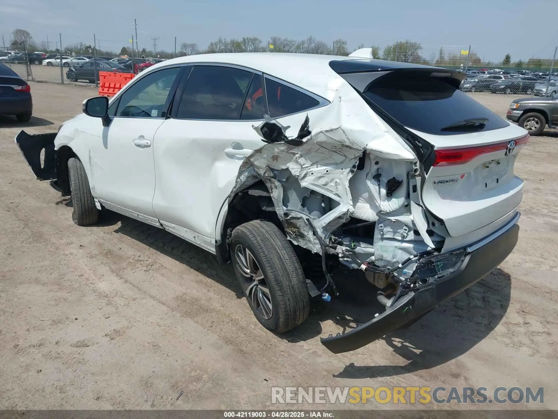3 Photograph of a damaged car JTEAAAAH7PJ119708 TOYOTA VENZA 2023