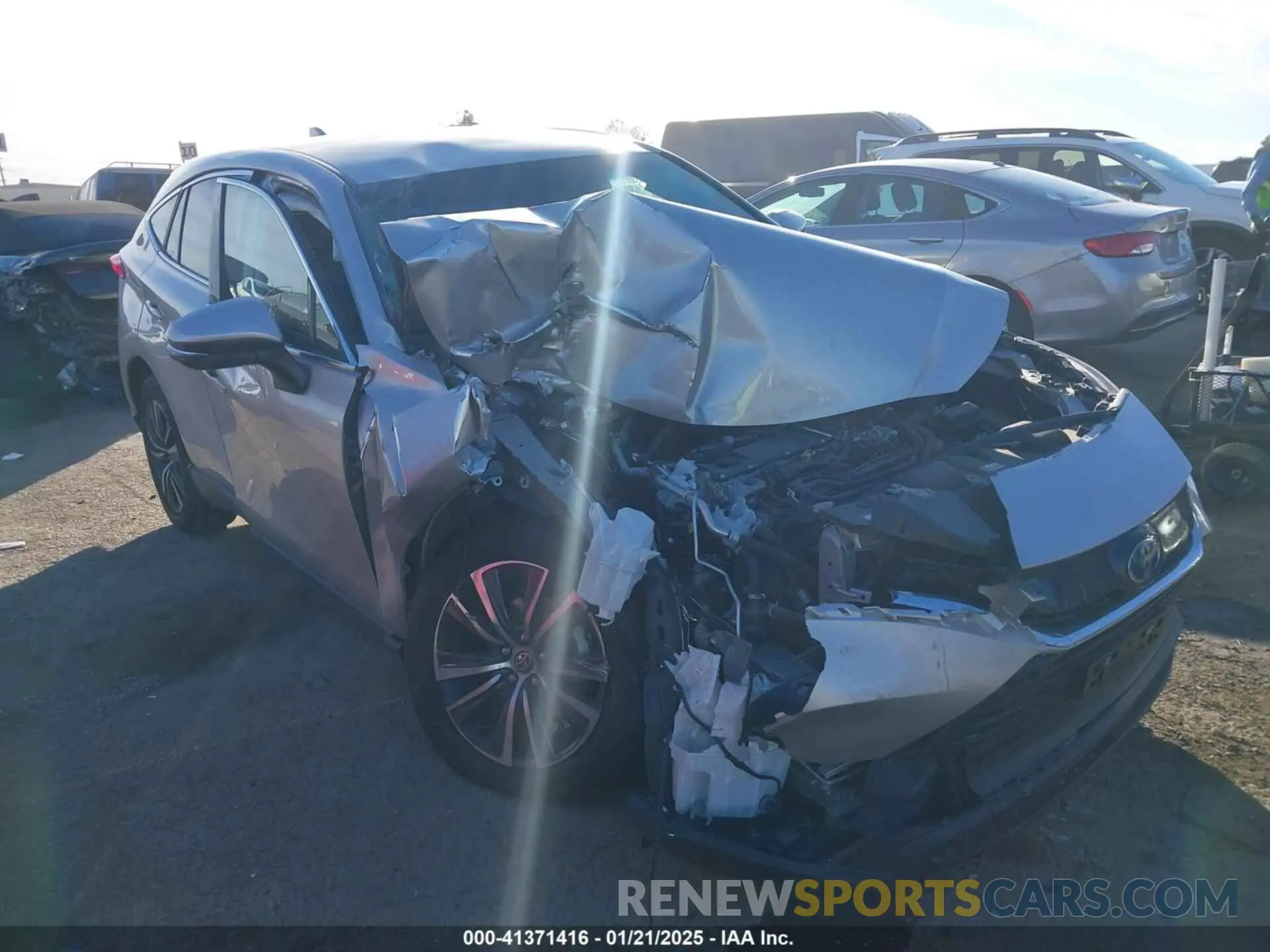 1 Photograph of a damaged car JTEAAAAH7PJ143880 TOYOTA VENZA 2023