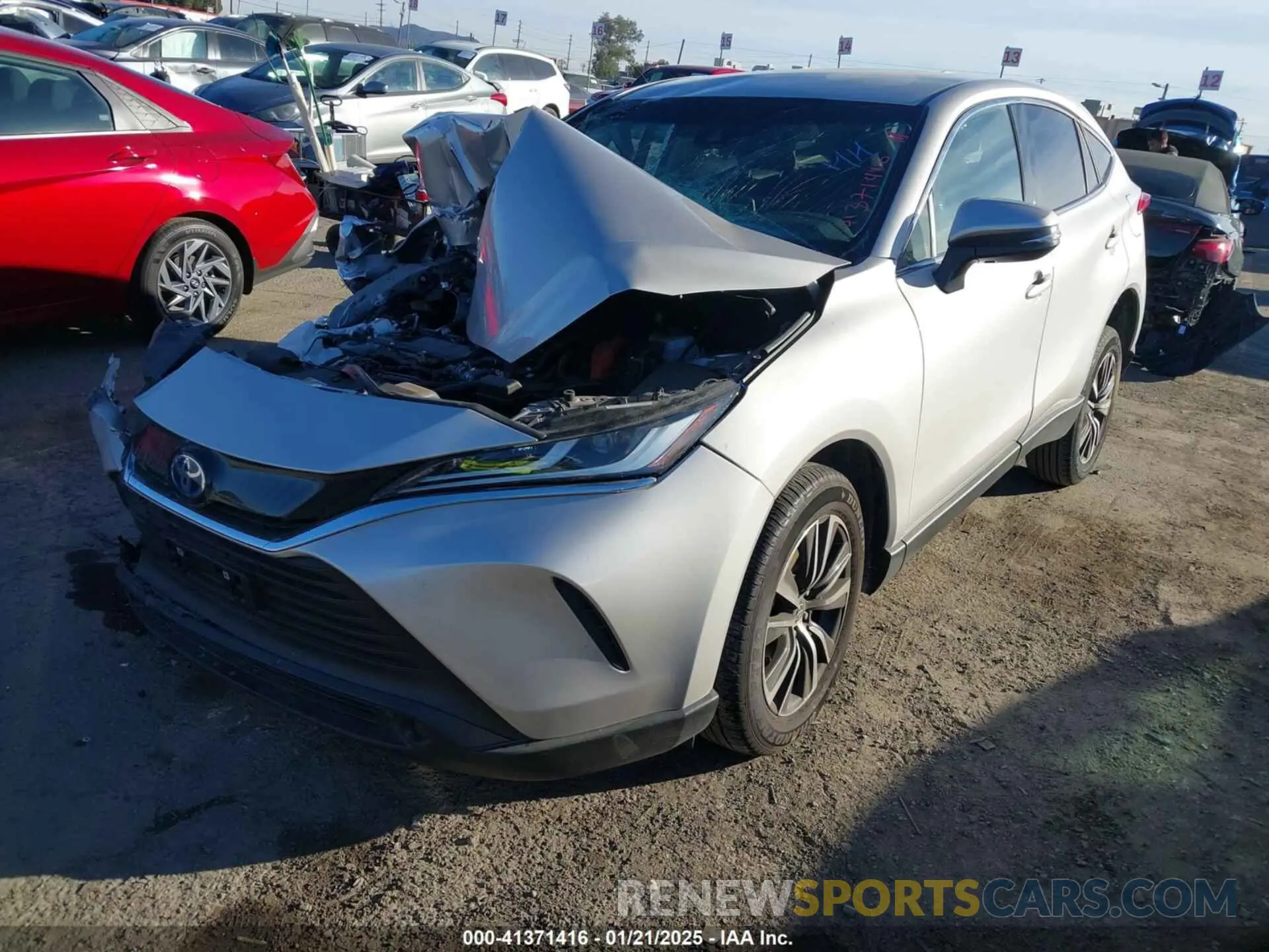 2 Photograph of a damaged car JTEAAAAH7PJ143880 TOYOTA VENZA 2023