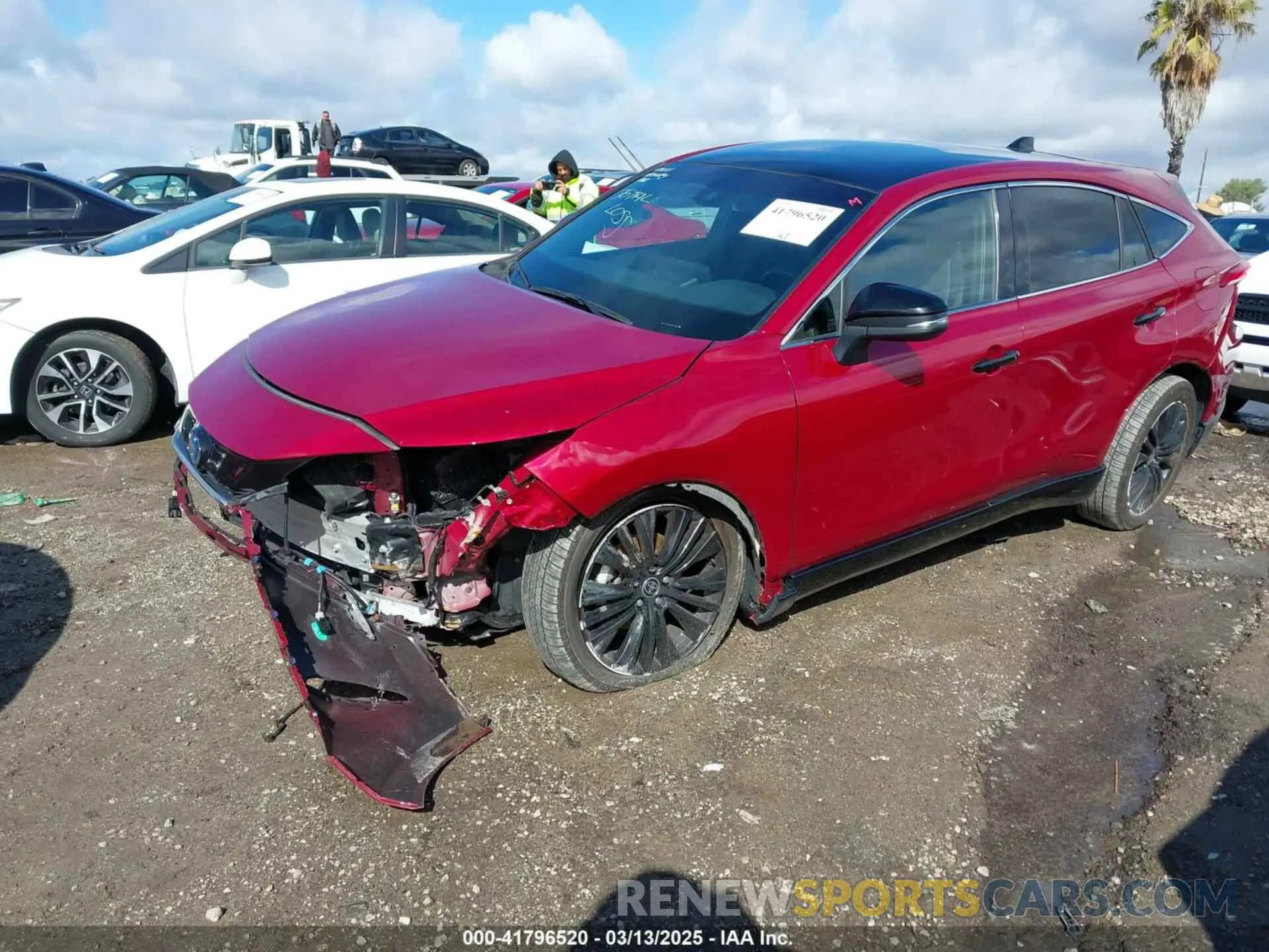 2 Photograph of a damaged car JTEAAAAH9PJ130547 TOYOTA VENZA 2023