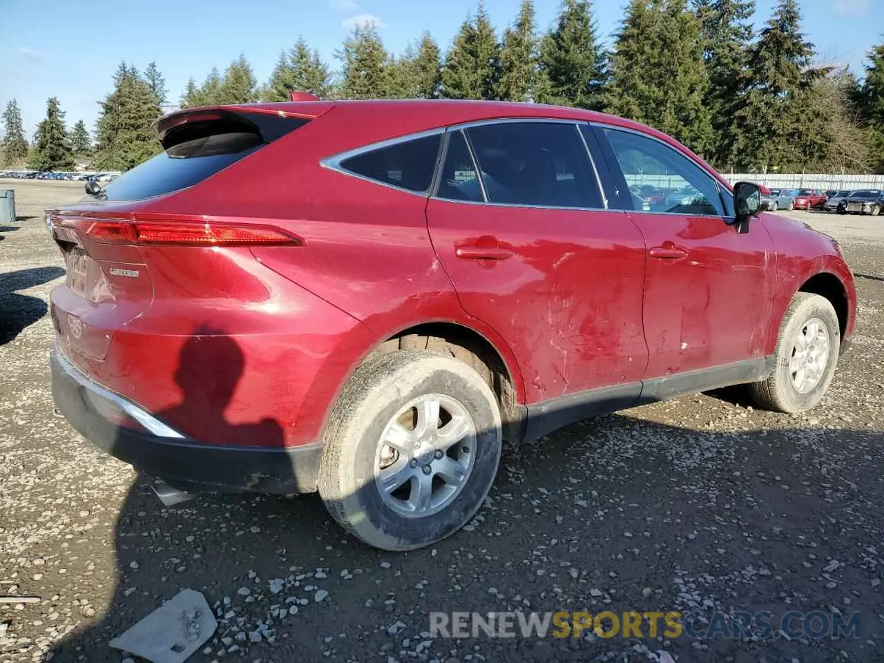 3 Photograph of a damaged car JTEAAAAHXPJ139967 TOYOTA VENZA 2023