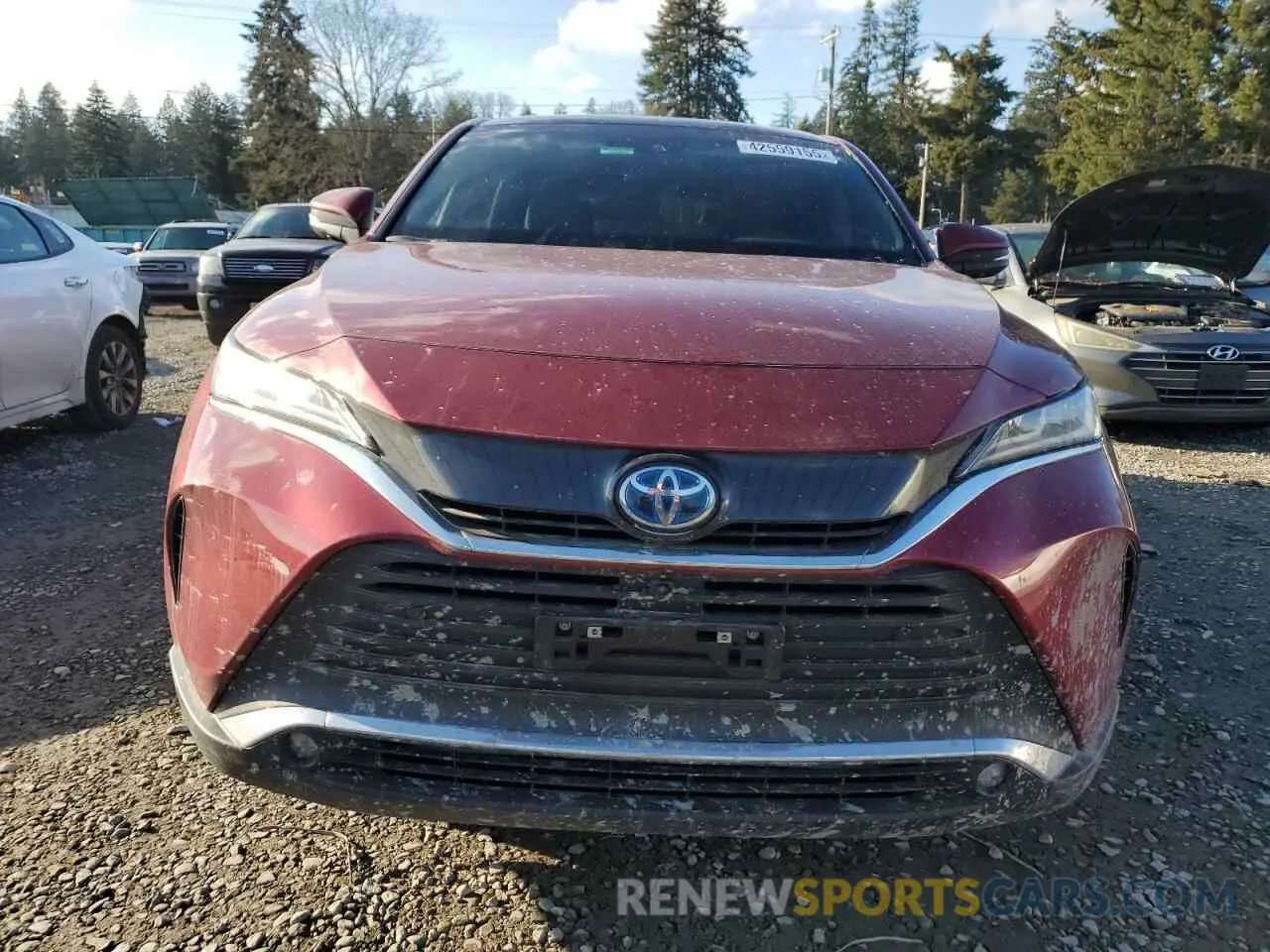 5 Photograph of a damaged car JTEAAAAHXPJ139967 TOYOTA VENZA 2023