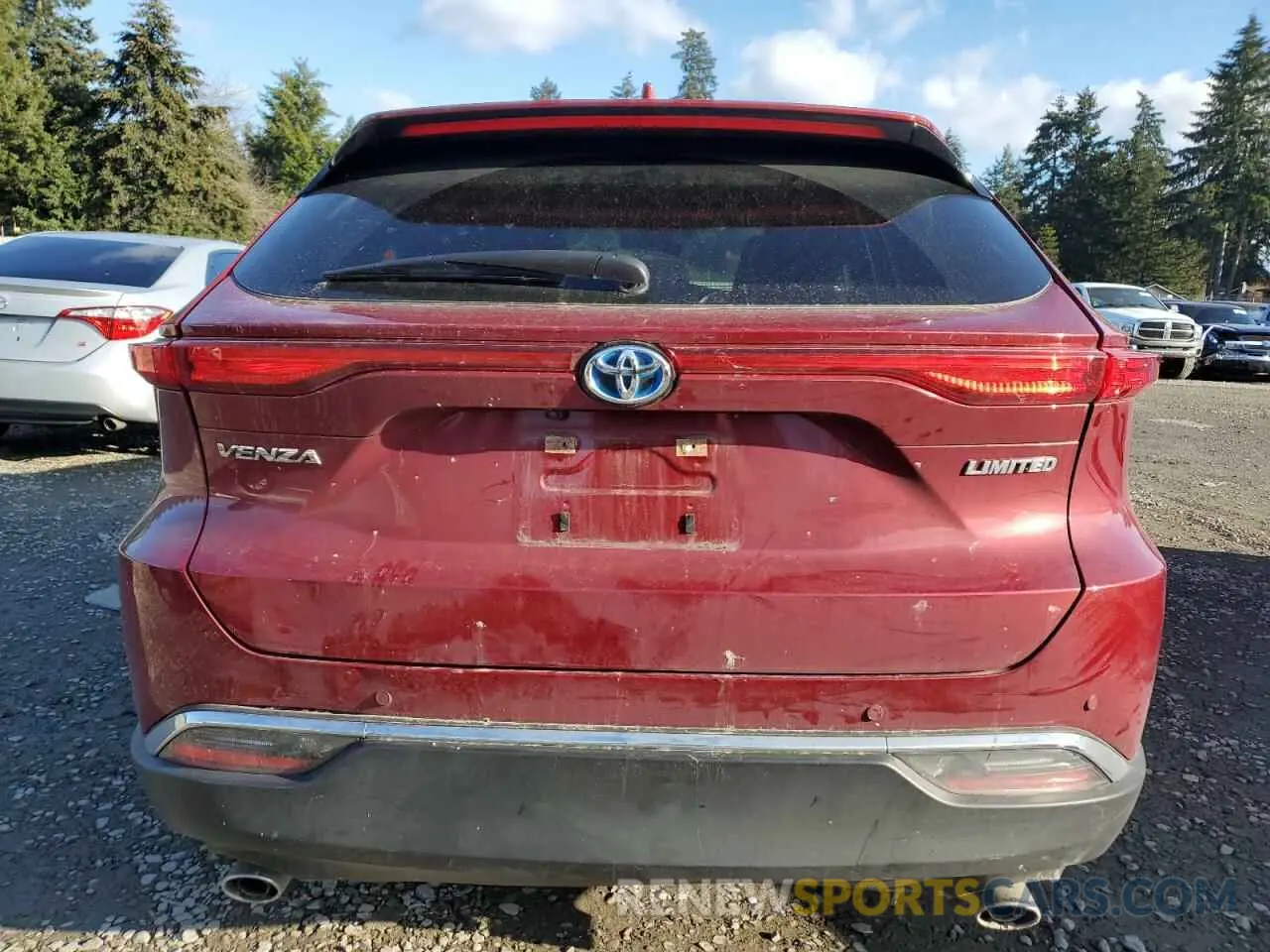 6 Photograph of a damaged car JTEAAAAHXPJ139967 TOYOTA VENZA 2023