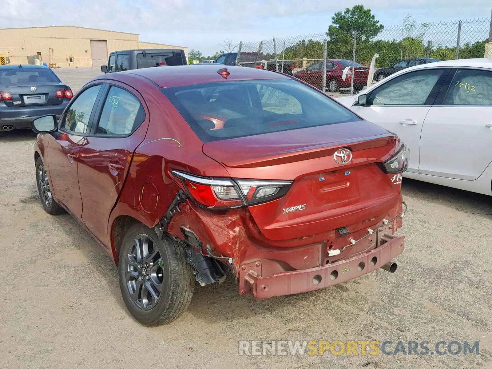 3 Photograph of a damaged car 3MYDLBYV0KY501825 TOYOTA YARIS 2019
