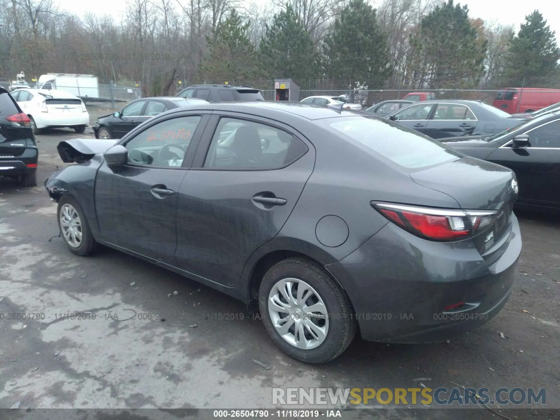3 Photograph of a damaged car 3MYDLBYV0KY503901 TOYOTA YARIS 2019
