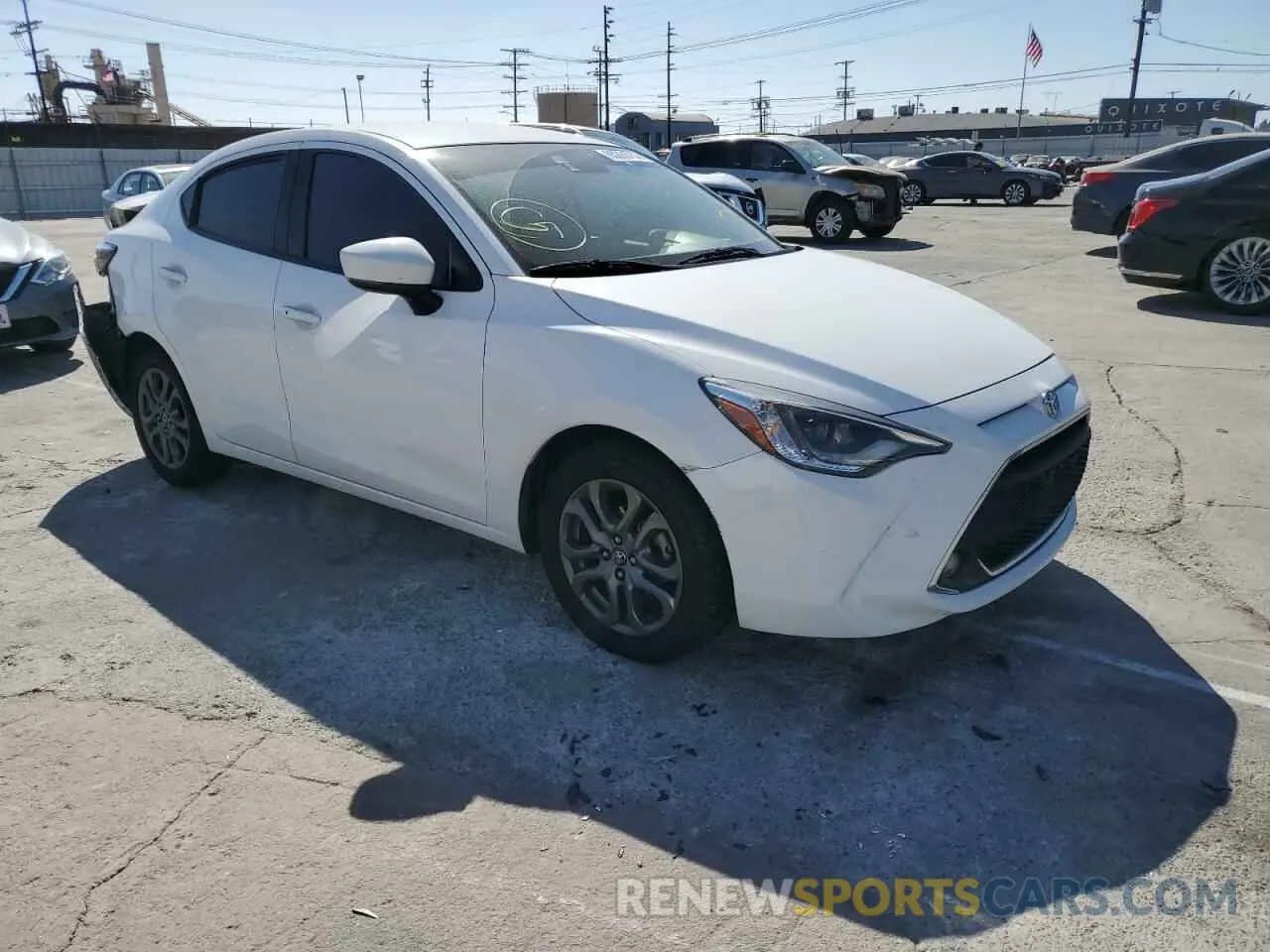 1 Photograph of a damaged car 3MYDLBYV0KY520861 TOYOTA YARIS 2019