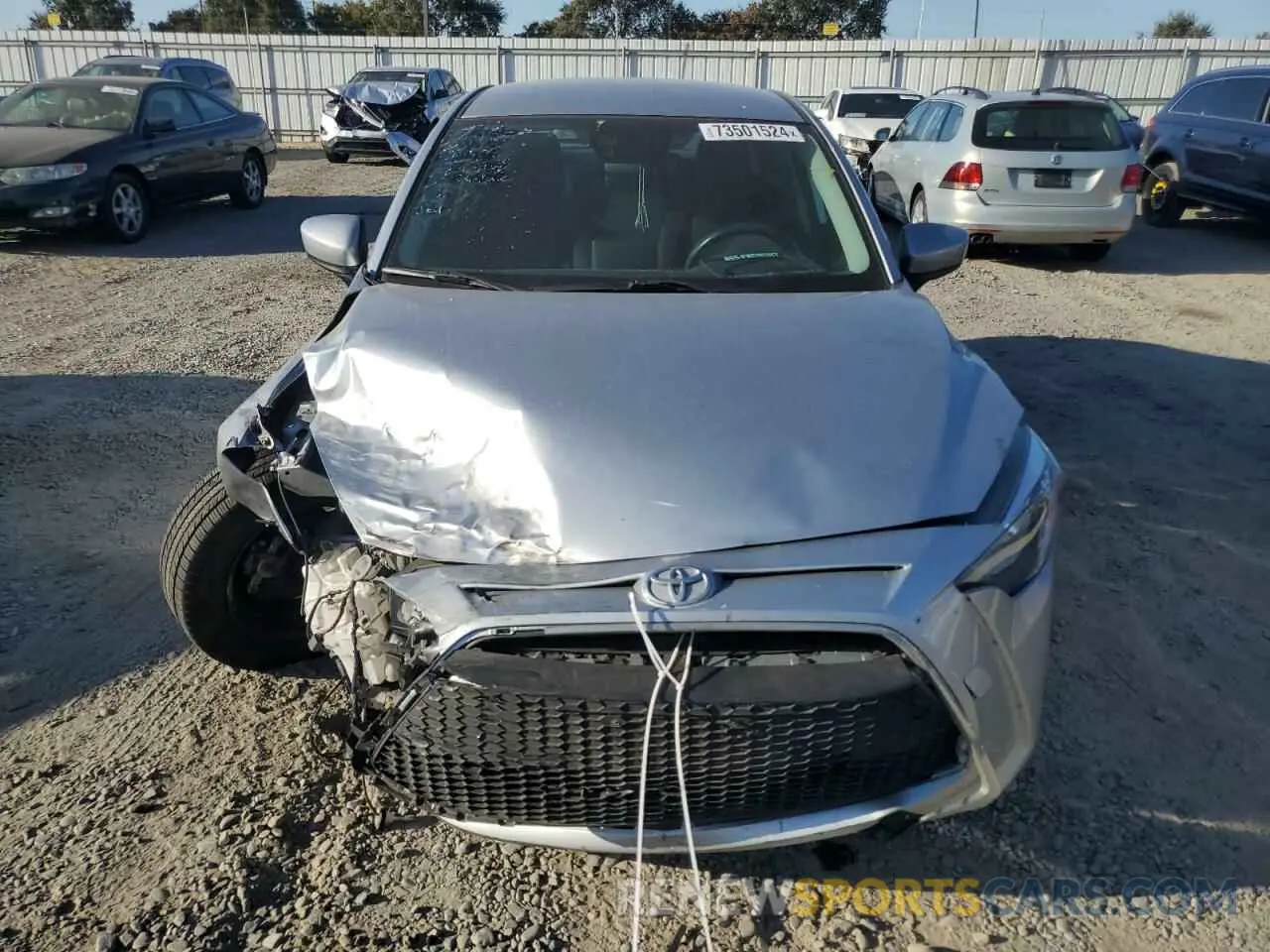 5 Photograph of a damaged car 3MYDLBYV0KY522531 TOYOTA YARIS 2019