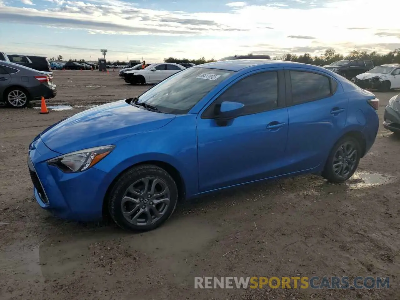 1 Photograph of a damaged car 3MYDLBYV1KY505298 TOYOTA YARIS 2019