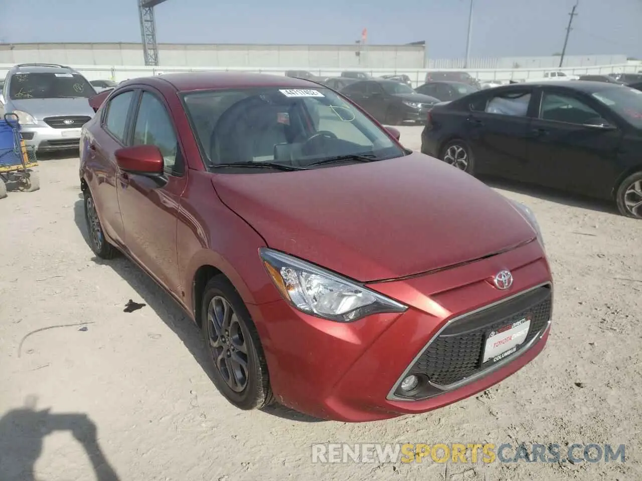 1 Photograph of a damaged car 3MYDLBYV1KY518472 TOYOTA YARIS 2019